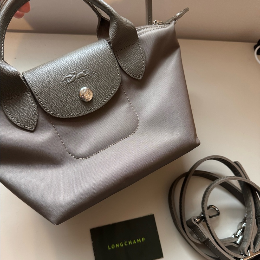 LONGCHAMP Extra Small Le Pliage Neo Nylon Top Handle Bag